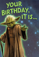 Hallmark 6 Pack Cards C32 Birthday Star Wars