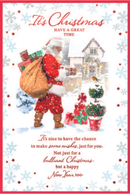 Simon Elvin 6 Pack Cards C75 Christmas Open