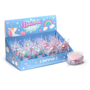 Shaped Glitter Hair Brush Unicorn Magic