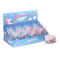 Shaped Glitter Hair Brush Unicorn Magic