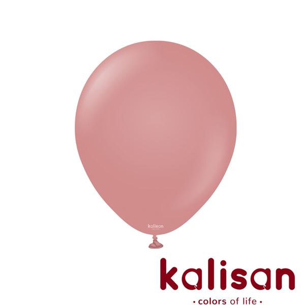 Kalisan Retro Rosewood 12" Latex Balloons 100pk