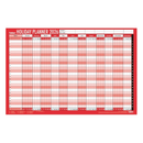 Calendar Staff Holiday Planner Red & Black 2027