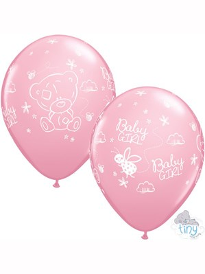Qualatex Tatty Teddy Baby Girl 11" Latex 25pk