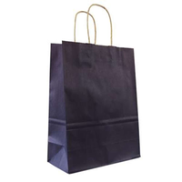 50pk Kraft Bag 180x80x240mm Dark Blue