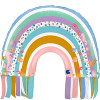 Foil Balloon 25" Shape Maritime Rainbow