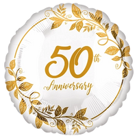Anagram 50th Anniversary 18" Foil Balloon