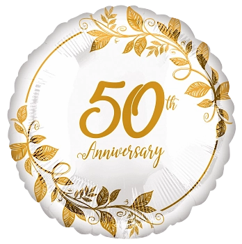 Anagram 50th Anniversary 18" Foil Balloon