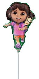 Anagram Dora 14" Air Fill Foil Balloon