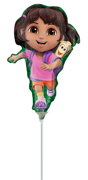 Anagram Dora 14" Air Fill Foil Balloon