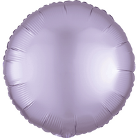 Anagram Satin Luxe Pastel Lilac 18" Round Foil
