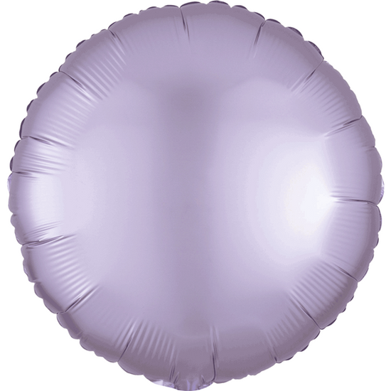 Anagram Satin Luxe Pastel Lilac 18" Round Foil