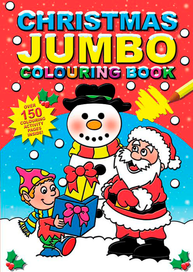 Colouring Book Jumbo Christmas 150pgs