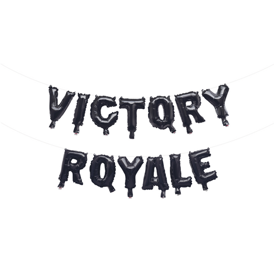 Unique Victory Royale 8" Foil Balloon Banner