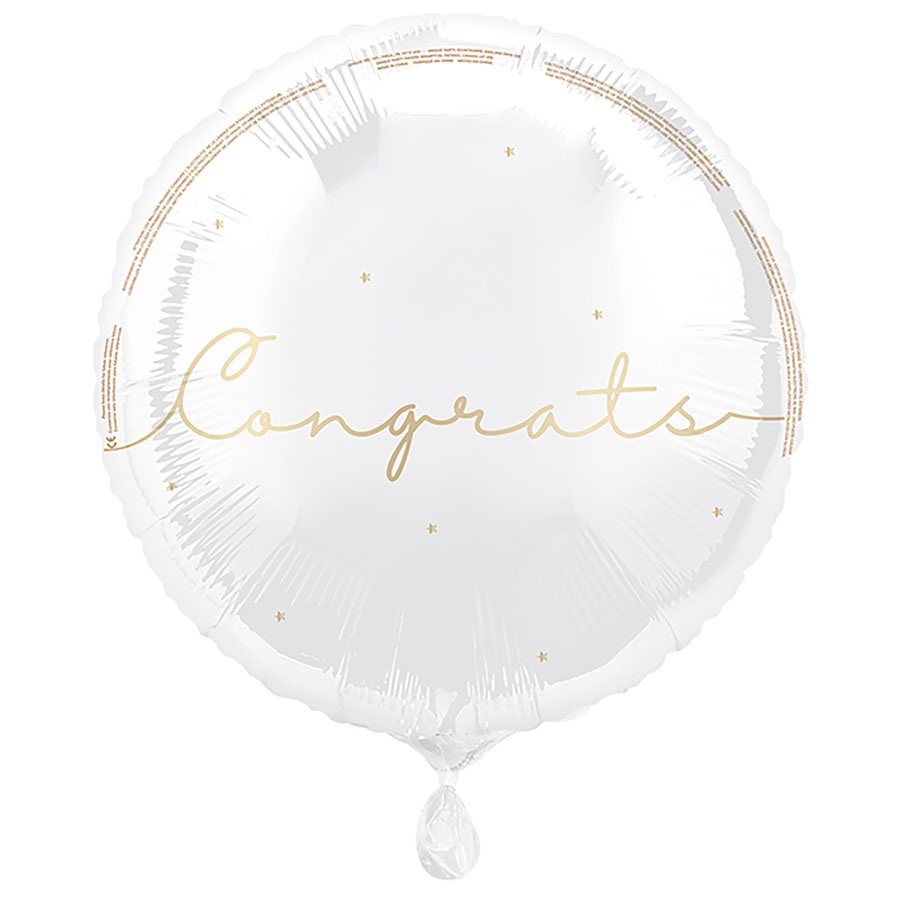 Unique Foil Balloon Congrats 18"