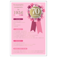 Prelude Generations Cards C75 Birthday Age 70 6pk