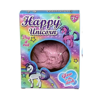 Huggables Fossil Glow In The Dark Unicorn
