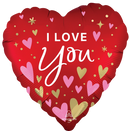 Anagram I Love You Heartfelt 18" Foil Balloon