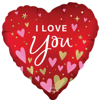 Anagram I Love You Heartfelt 18" Foil Balloon