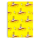 A5 Notepad The Beatles Yellow Submarine White