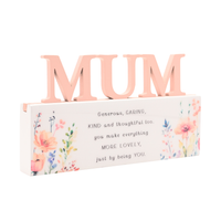 Widdop The Cottage Garden Plaque Mum