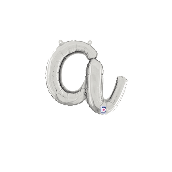 Grabo Foil Balloon Silver 14" Letter A