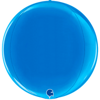 Grabo Foil Balloon Blue Globe 15"