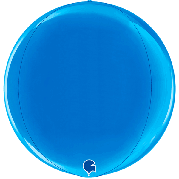 Grabo Foil Balloon Blue Globe 15"
