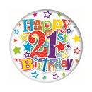 21th Birthday Jumbo Badge 150mm