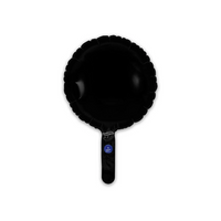 Oaktree Black Round 9" Foil Balloon (Loose)