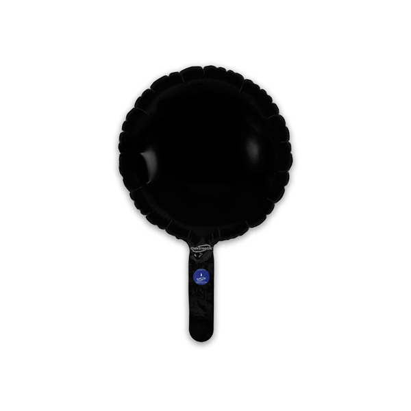 Oaktree Black Round 9" Foil Balloon (Loose)