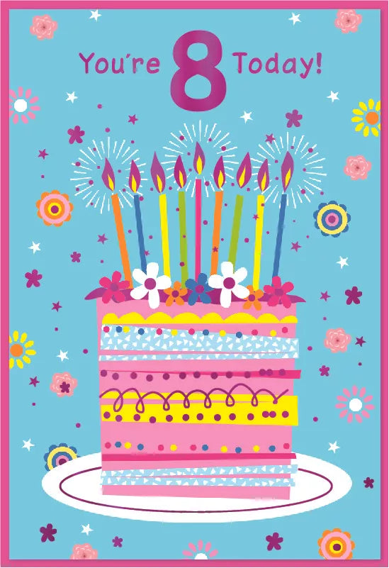 Simon Elvin C50 Birthday Age 8 6pk
