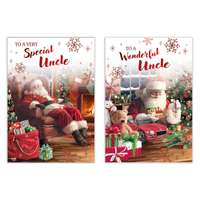 Poppyhill 12 Pack Cards C50 Christmas Uncle