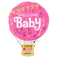 APAC Foil Balloon Welcome Baby Pink 18