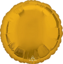 Anagram Foil Balloon Metallic Gold Round 18"