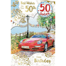 Xpress Yourself C75 Birthday Age 50 6pk
