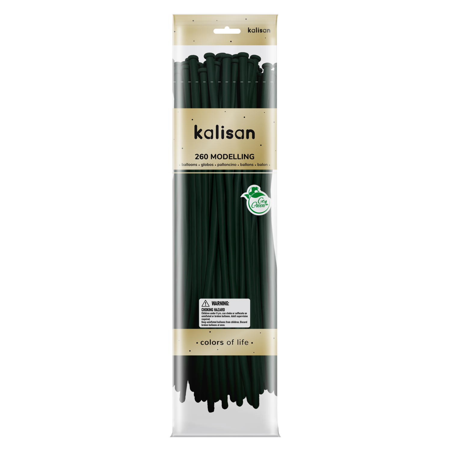 Kalisan 50 Pack Nozzle Up Standard Dark Green 260