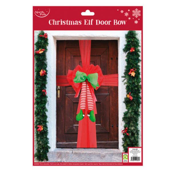 Christmas Elf Door Bow