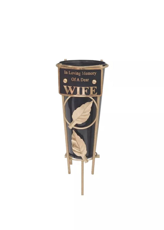 David Fischoff Grave Vase Wife 36cm