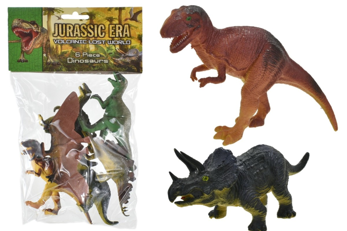 Kandy Toys 6 Pack Dinosaurs