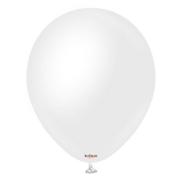 Kalisan Opaque Satin Snow White 12" Latex 50pk