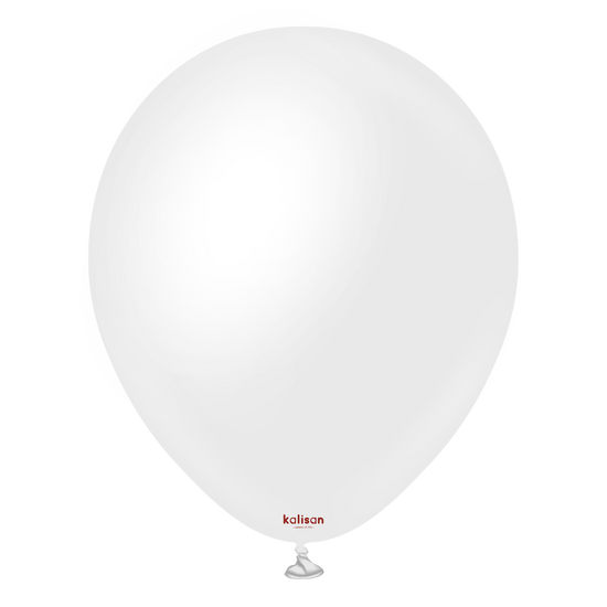 Kalisan Opaque Satin Snow White 12" Latex 50pk