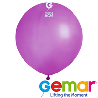 Gemar Neon Purple 19" Latex Balloons 25pk
