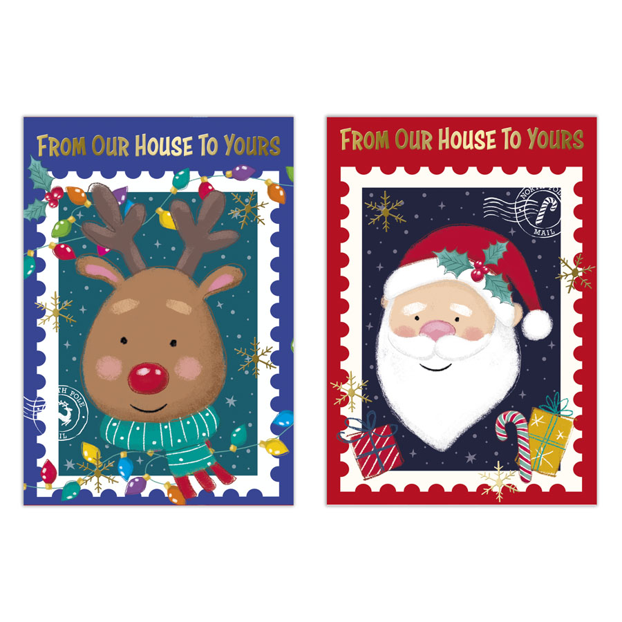 Poppyhill C50 Christmas To Your House 12pk
