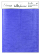 Eleganza Tulle Square Blue 3x3m