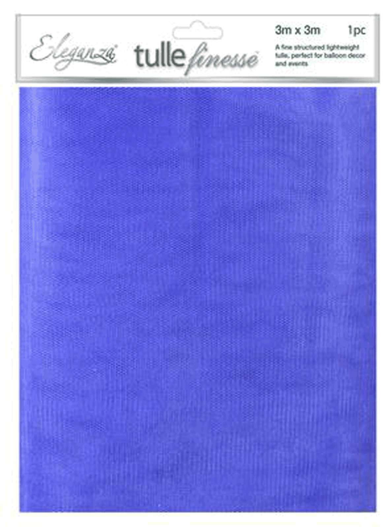 Eleganza Tulle Square Blue 3x3m