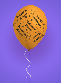 8pk Latex Balloons Welcome Home