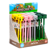Minecraft Fine Tip Pen W/Topper (Design May Vary)