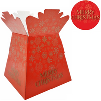 Merry Christmas Bouquet Box 17.5 x 24.5cm