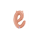 Grabo Foil Balloon Rose Gold 14" Letter E