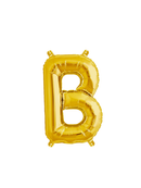 Northstar Foil Balloon Gold 16" Letter B